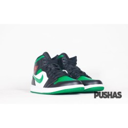 Air Jordan 1 Mid 'Green Toe' (New)
