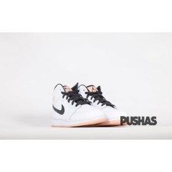  Air Jordan 1 Mid GS 'White Arctic Orange'
