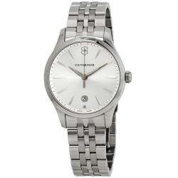Alliance Grey Dial Stainless Steel Ladies Watch 241828