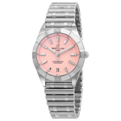 Chronomat Quartz Chronometer Diamond Pink Dial Ladies Watch A77310101K1A1