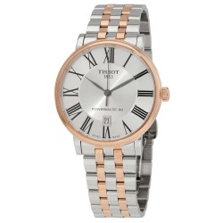 Carson Automatic Silver Dial Two-tone Men's Watch T122.407.22.033.00