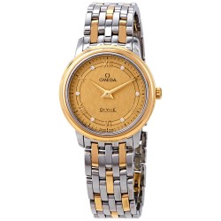 De Ville Prestige Diamond Champagne Dial Ladies Watch 424.20.27.60.58.004