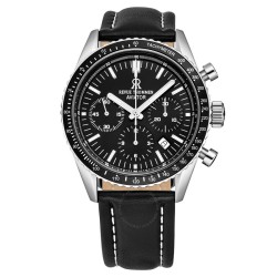 Aviator Black Dial Men's Watch 17000.6537