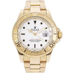 Pre-owned Rolex Oyster Perpetual White Dial Men's Watch 16628WSO