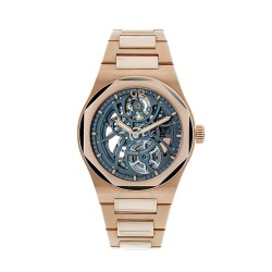 Pre-owned Girard Perregaux Laureato Skeleton Dial Men's Watch 81015-52-002-52A