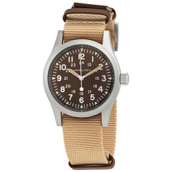 Khaki Field Hand Wind Brown Dial Men's Watch H69439901