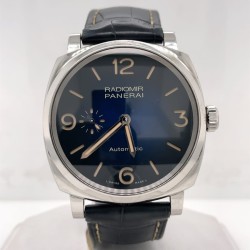 Pre-owned Panerai Radiomir Automatic Blue Dial Men's Watch PAM00933