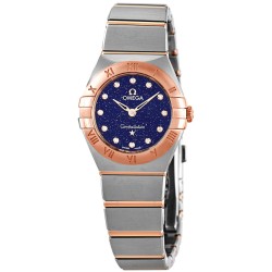 Constellation Quartz Diamond Blue Dial Ladies Watch 131.20.25.60.53.002