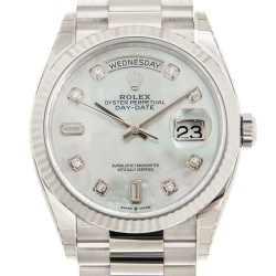 Day-Date 36 Automatic Mother of Pearl Diamond Dial President Watch 128239MDP