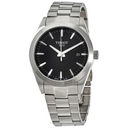 Gentleman Quartz Black Dial Men's Watch T127.410.11.051.00