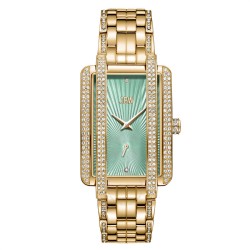 Mink Collection Quartz Diamond Green Dial Ladies Watch J6358J