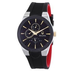 Modern Millenia Chronograph Quartz Black Dial Men's Watch 98C146