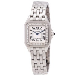 Panthère Small Model Diamond White Dial Watch W4PN0016
