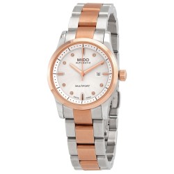 Multifort Automatic Diamond White Dial Ladies Watch M005.007.22.036.00