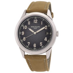 Calatrava Textured Charcoal Gray Dial Automatic Men's Watch 5226G-001