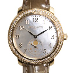 Complications Mother of Pearl Dial Taupe Leather Ladies Watch 4968R-001