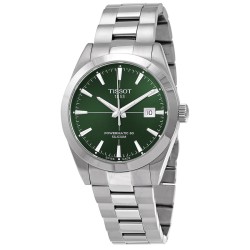 Gentleman Powermatic 80 Silicium Automatic Green Dial Men's Watch T127.407.11.091.01