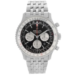 Pre-owned Breitling Navitimer Chronograph Automatic Chronometer Black Dial Men's Watch AB0127211B1A1