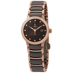 Centrix Automatic Diamond Brown Dial Ladies Watch R30183752