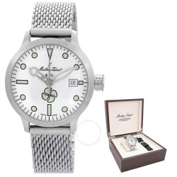 Elica Automatic White Dial Men's Watch U-121AI