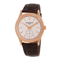 Calatrava Hand Wind White Dial Men's Watch 6119R-001