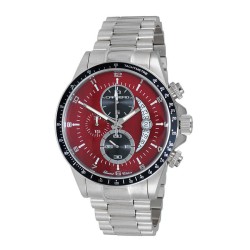 Winner Circle Chronograph Quartz Red Dial Men's Watch JCISBK101BRD