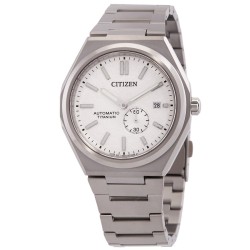 Zenshin Automatic White Dial Men's Watch NJ0180-80A