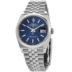 Datejust 36 Blue Dial Men's Watch 126200BLSJ
