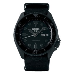 5 Automatic Black Dial Unisex Watch SRPD79