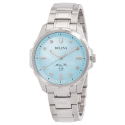 Marine Star Quartz Blue Dial Ladies Watch 96P248