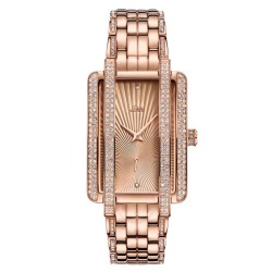 Mink Rose Dial 18kt Rose Gold-plated Ladies Watch J6358C