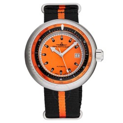 Deep Diver Automatic Orange Dial Men's Watch 500-2824-I5