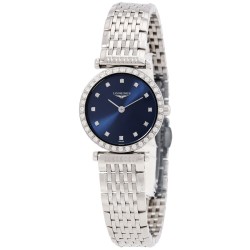 La Grande Classique Quartz Diamond Blue Dial Ladies Watch L4.341.0.97.6