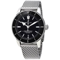 Pre-owned Breitling Superocean Heritage II Automatic Chronometer Black Dial Men's Watch AB2030121B1A1