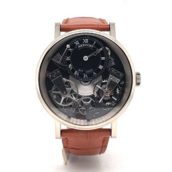 Pre-owned Breguet Tradition Hand Wind Men's Watch 7057BB/G9/9W6