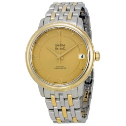De Ville Prestige Automatic Champagne Dial Stainless Steel and Gold Men's Watch 42420332008001