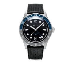 Aquascaphe Gmt Automatic Black Dial Men's Watch AQUASCAPHEGMTGREY