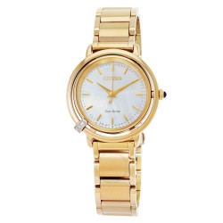 L Eco-Drive Mother of Pearl Dial Ladies Watch EM1092-64D