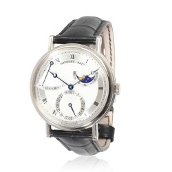 Pre-owned Breguet Classique Automatic Moon Phase Silver Dial Men's Watch 7137BB/11/9V9