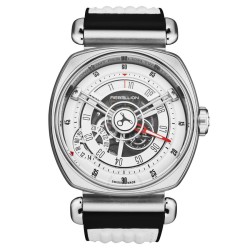 Twenty One Automatic White Dial Men's Watch RB.21.GMT.ST.T03