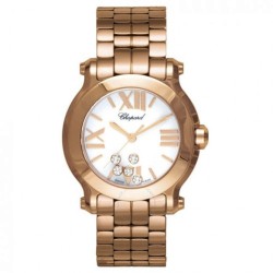 Happy Sport Diamonds 18kt Rose Gold Ladies Watch 274189-5011