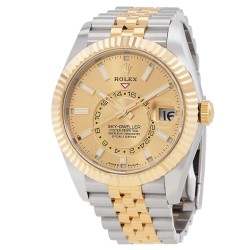 Sky Dweller GMT Automatic Chronometer Champagne Dial Men's Watch 336933-0002