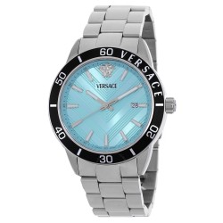 Greca Urban Quartz Turquoise Dial Men's Watch VEYCA0324