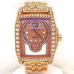 Pre-owned Breitling Bentley Flying B Automatic Diamond Men's Watch R28362