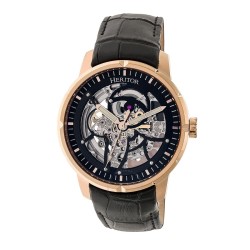 Ryder Automatic Black Skeleton Dial Men's Watch HR4606