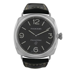 Pre-owned Panerai Radiomir Matte Black Dial Men's Watch PAM00753