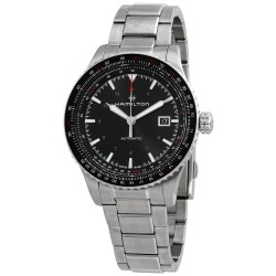 Khaki Aviation Automatic Black Dial Men's Watch H76615130