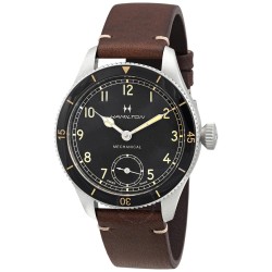 Khaki Aviation Hand Wind Black Dial Men's Watch H76719530