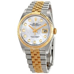 Datejust 36 Mother of Pearl Diamond Dial Men's Watch 126233MDJ