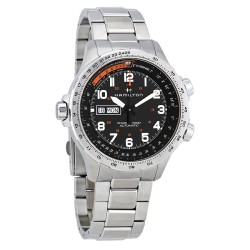 Khaki Aviation X-Wind Lefty Black Dial Men's Watch H77755133